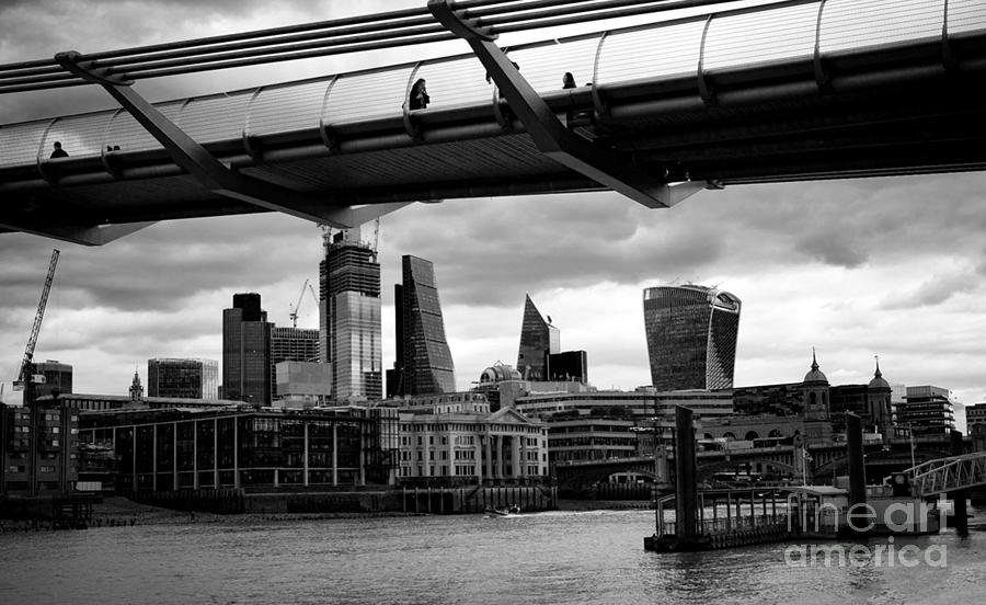 London Millennium Bridge.  Photograph by Cyril Jayant