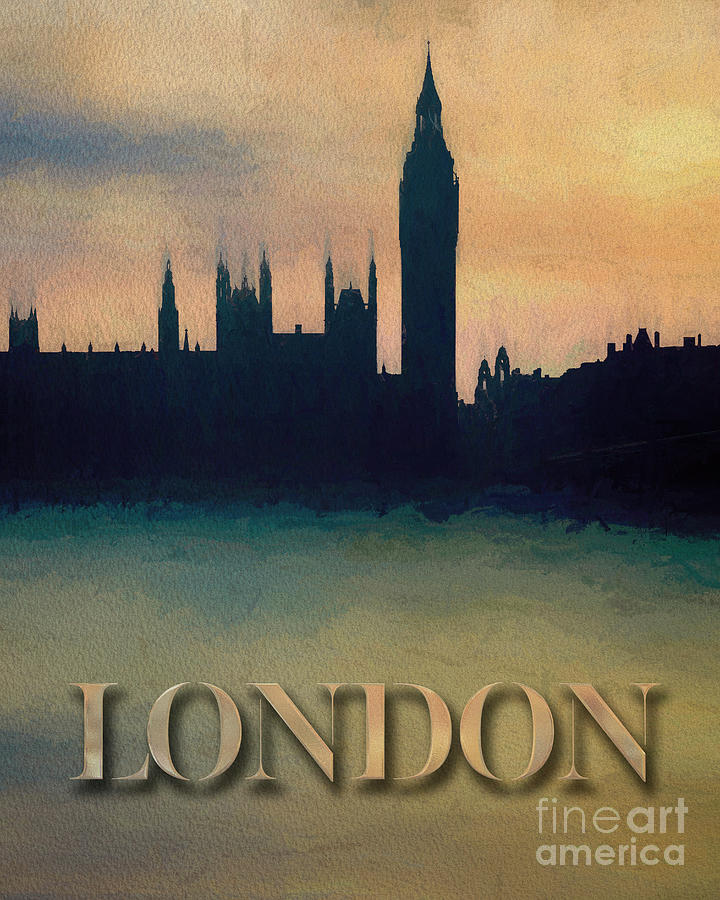 London Poster Photograph by Edmund Nagele FRPS