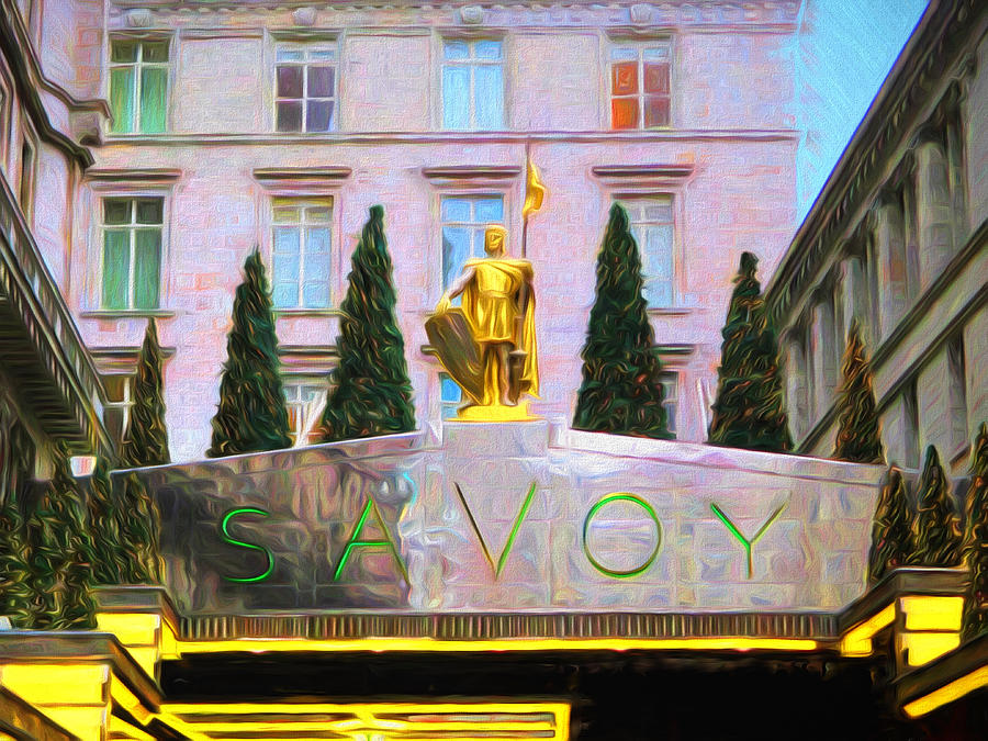 London Photograph - London Savoy by Sharon Lisa Clarke