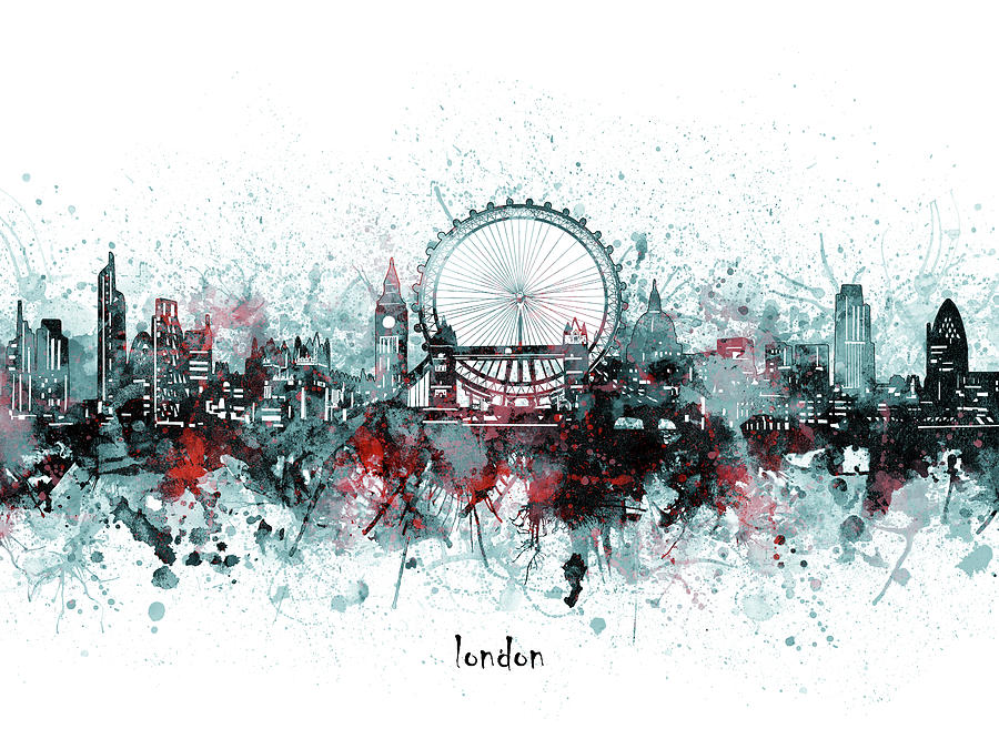 London Skyline Artistic V2 Digital Art