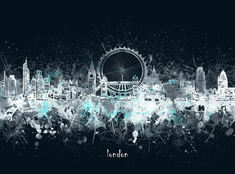 London Skyline Artistic V4 Digital Art