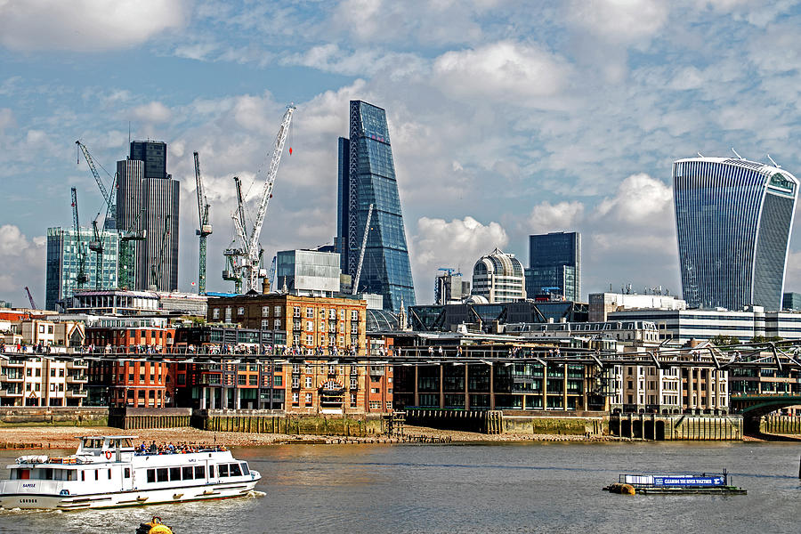 London Photograph - London Skyscrapers by Jean Haynes