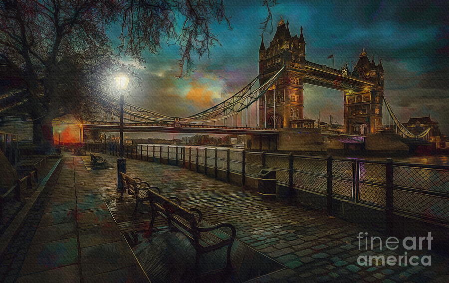 London, Tower Bridge Digital Art by Jerzy Czyz