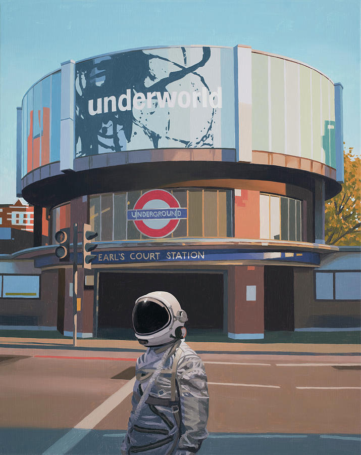 Space Painting - London Underworld by Scott Listfield