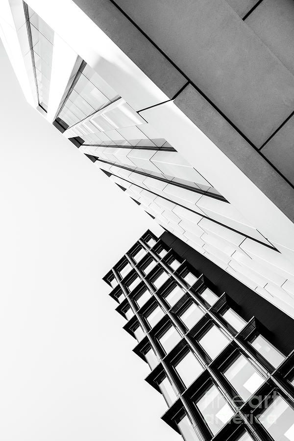 London Wall Architecture Monochrome Photograph by Tim Gainey