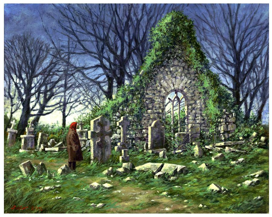 Landscape Painting - Londonderry Stones by Jim Gola Landscape Painting - Londonderry Stones by Jim Gola