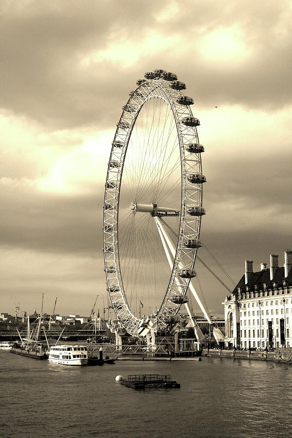 The Enchanting London Eye Photograph by Aidan Moran