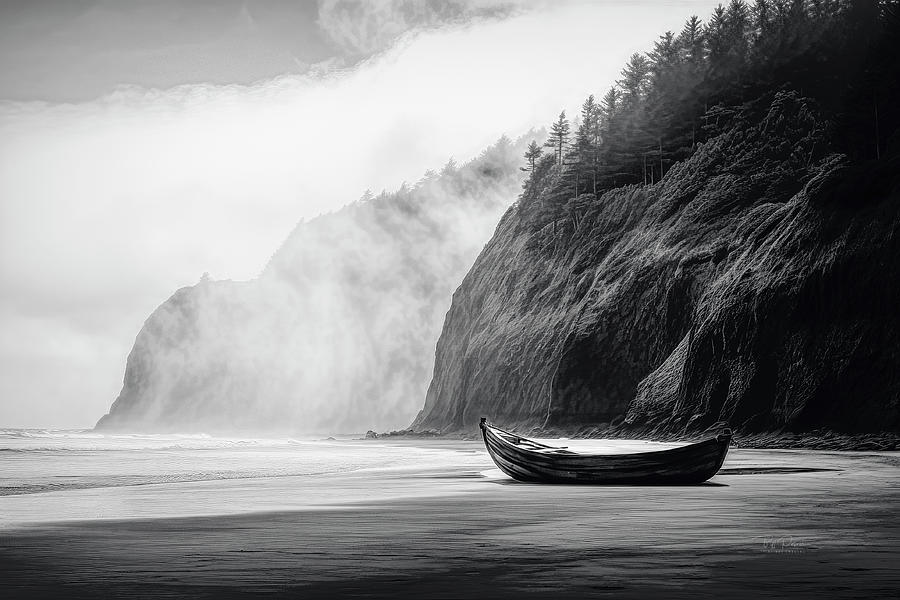 Lone Boat Photograph by Bill Posner