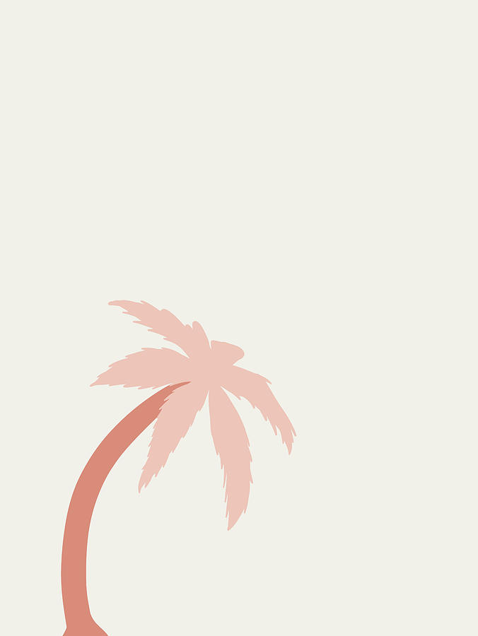 Rose Digital Art - Lone Palm I by Ink Well