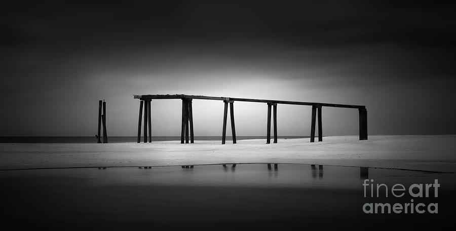 Lone Pier Photograph by Doug Sturgess