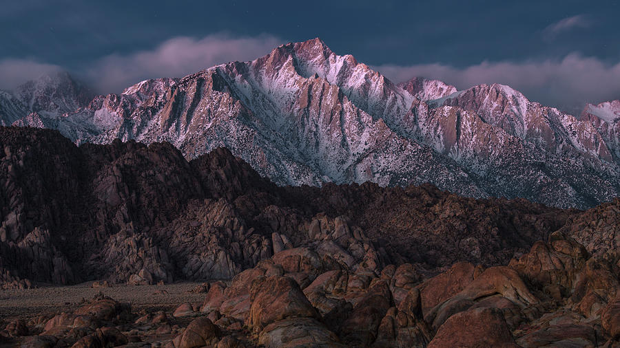 Lone Pine Peak Twilight Photograph by Joseph Rossbach