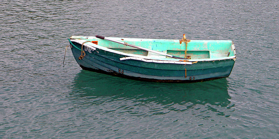 Lone Skiff 2 Photograph by Frank Wilson