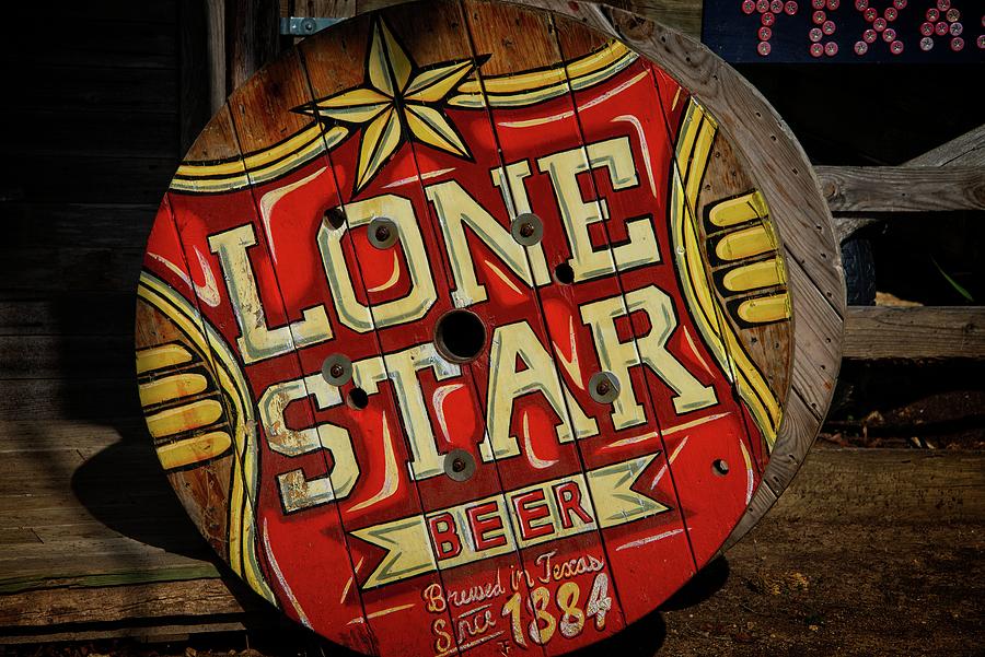 Lone Star Beer Photograph by Lynn Bauer