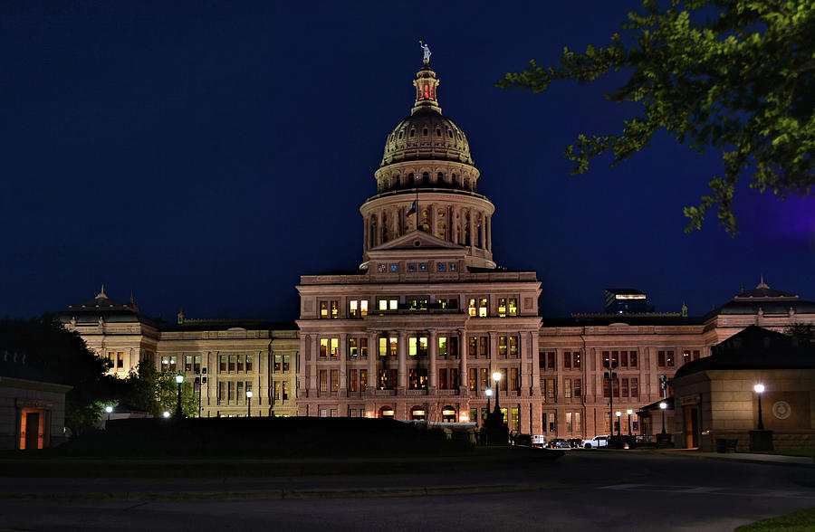 Lone Star State Capitol Photograph by Ben Prepelka
