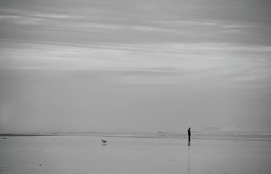 Lonely at the beach Photograph by Kunal Mehra