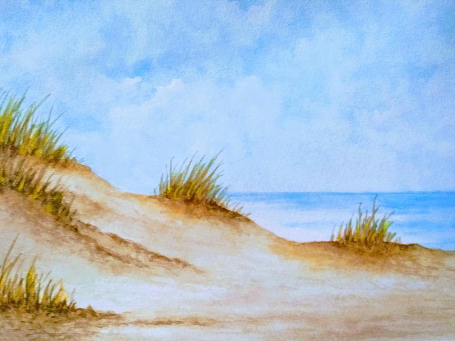 Lonely Beach Number Two Painting