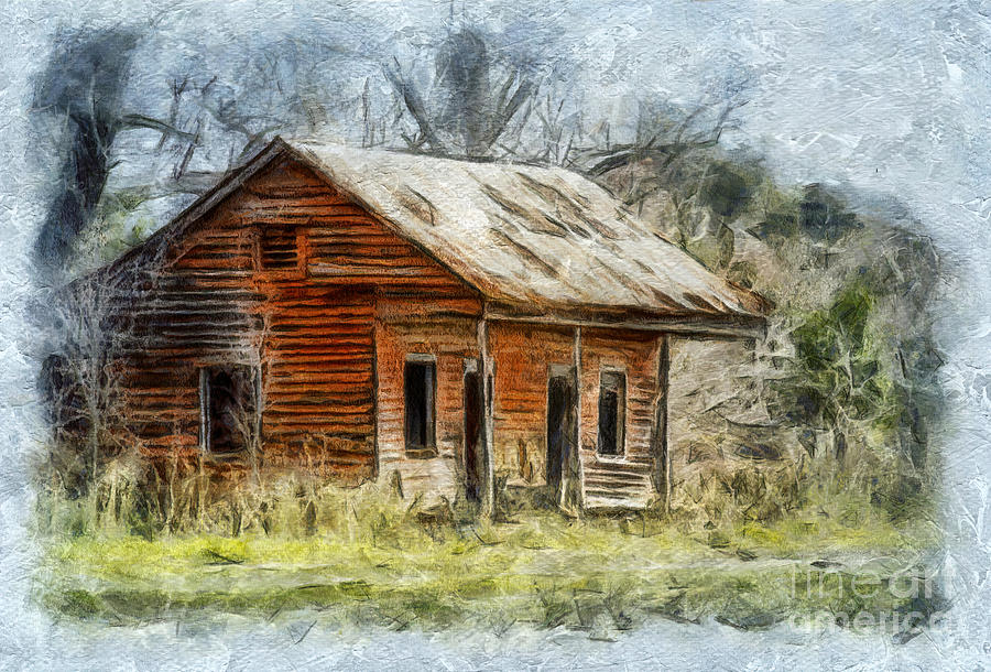 Lonely Empty House Photograph by Judi Bagwell