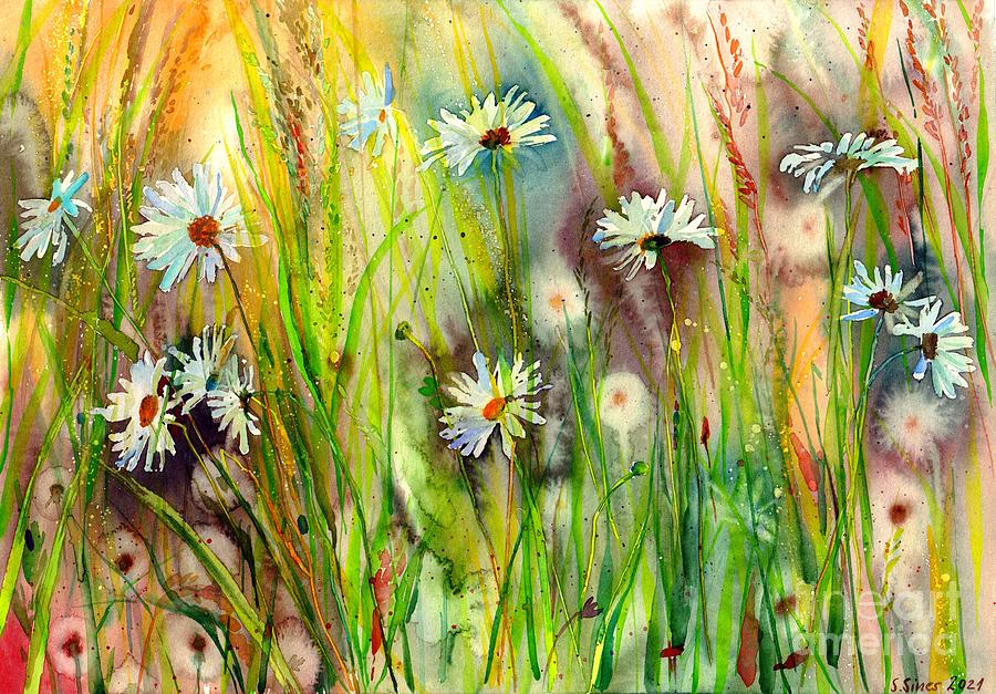 Summer Painting - Lonely End Of The Summer by Suzann Sines