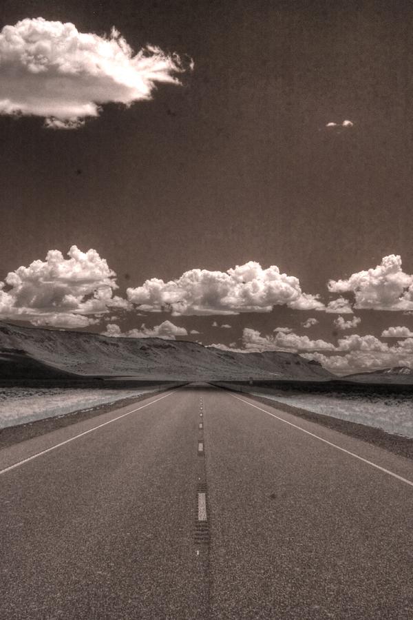 Lonely Road  Nevada Photograph by Jane Linders