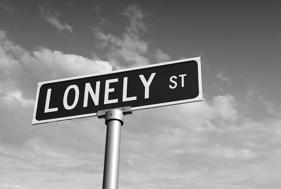 Lonely Street Memphis Tennessee BW Photograph by Bob Pardue