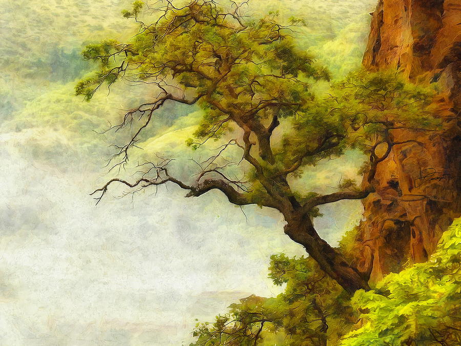 Lonely Tree Digital Art by Jerzy Czyz