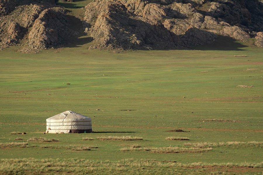 Lonely Yurt in Mongolia Photograph by Martin Vorel Minimalist Photography