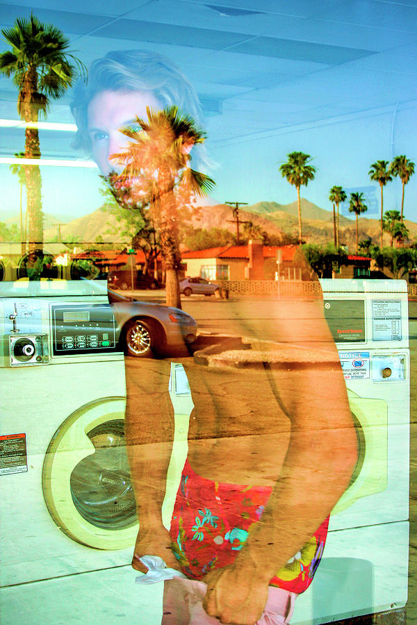 LONESOME LAUNDERER Palm Springs Photograph by William Dey