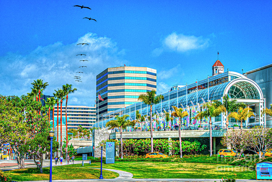 Long Beach Convention Center Photograph by David Zanzinger
