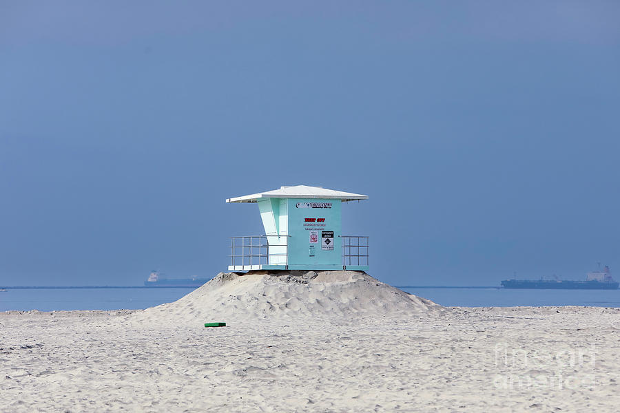 Long Beach Lifeguard Station Photograph by Nina Prommer