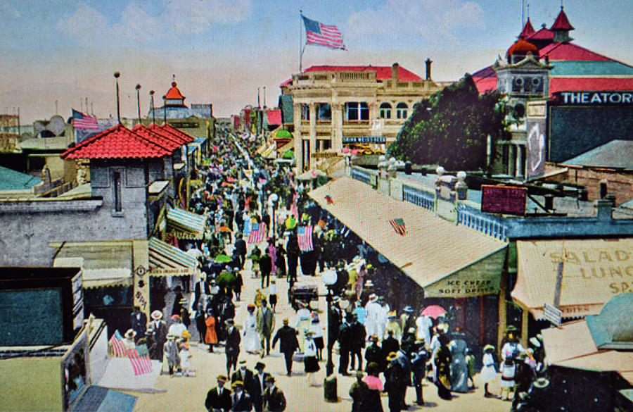 Long Beach Pike Nostalgia Photograph by Kevin Felts - Fine Art America