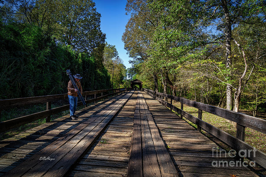 Long Bridge Running Photograph by DB Hayes