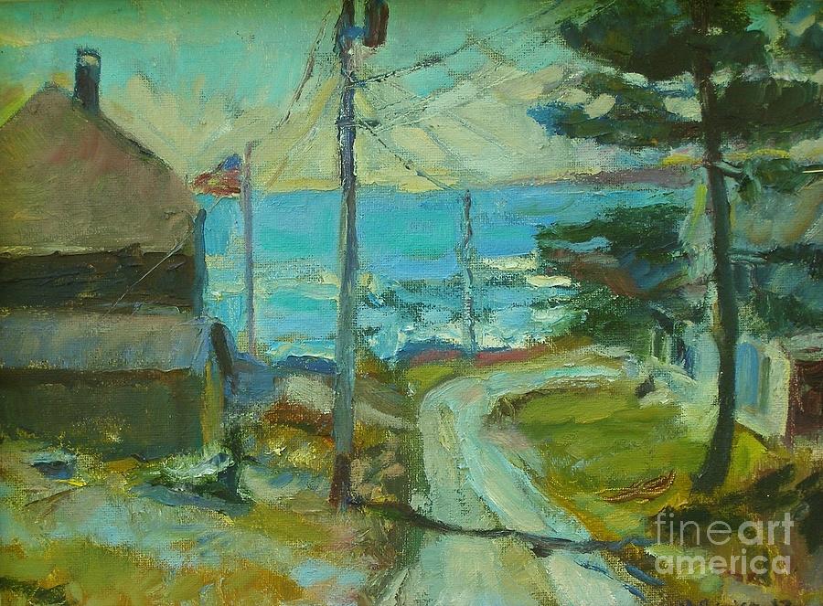 Long Cove Point Painting by Marc Poirier