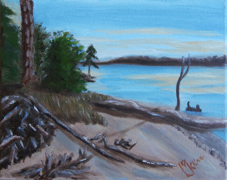 Long Creek Beach Painting by Mike Kling