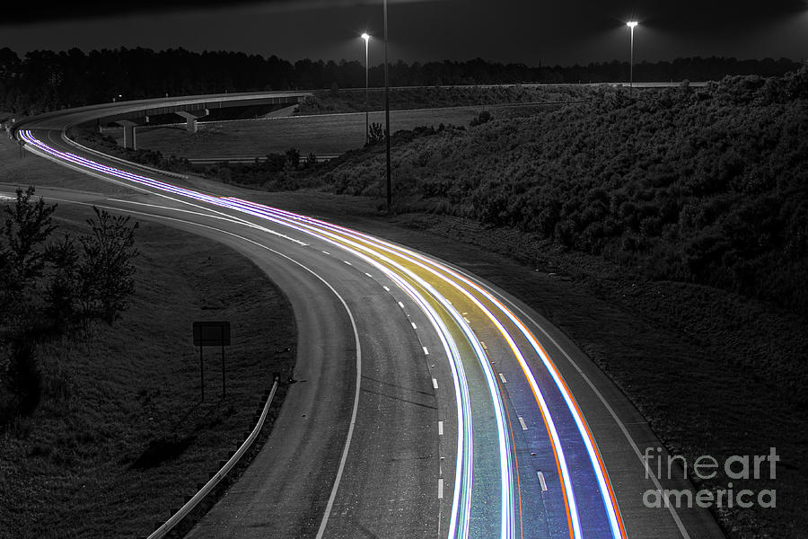 Long Exposure Highway Photograph by Gary Sanguinetti - Fine Art America