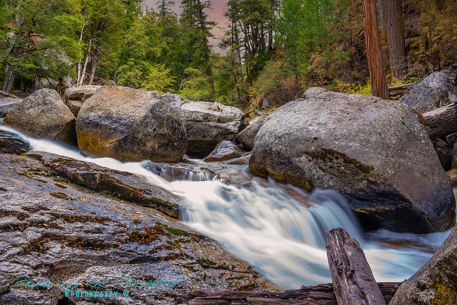 Long exposure of the south fork of the American river Photograph by Devin Wilson