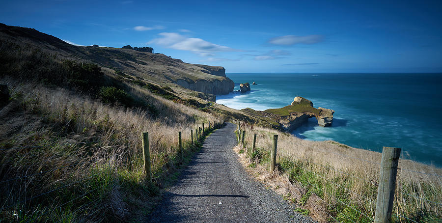Long exposure of Tunnel Beach, Dunedin Photograph by Fakrul Jamil Photography Long exposure of Tunnel Beach, Dunedin Photograph by Fakrul Jamil Photography