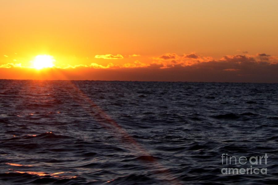 Long Island Sunrise For A Day Of Fishing Photograph by John Telfer