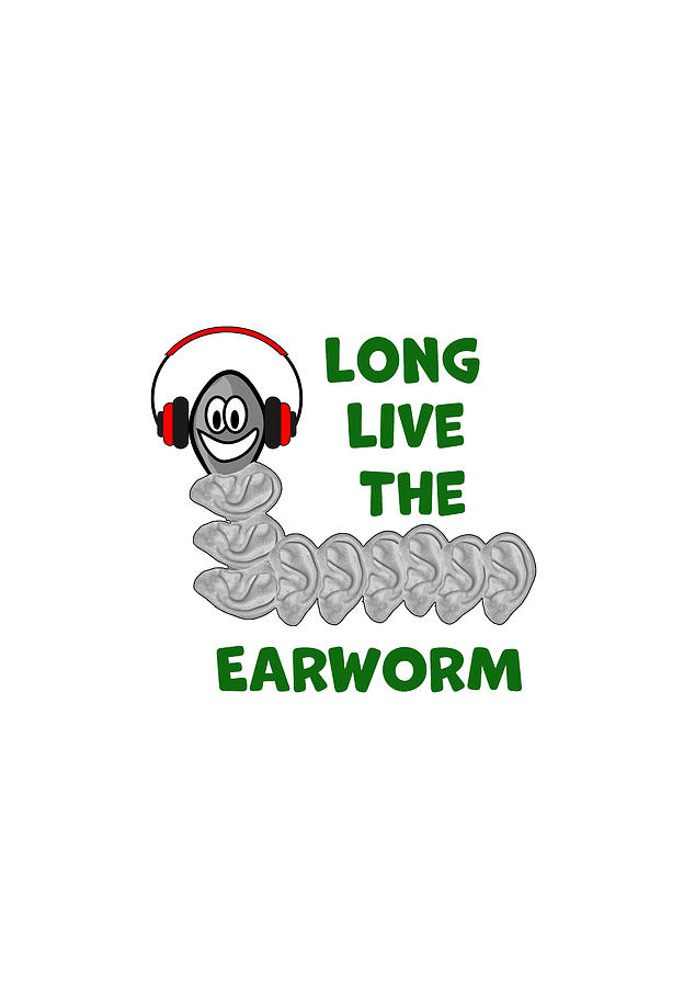 Long Live The Earworm  Digital Art by Ali Baucom