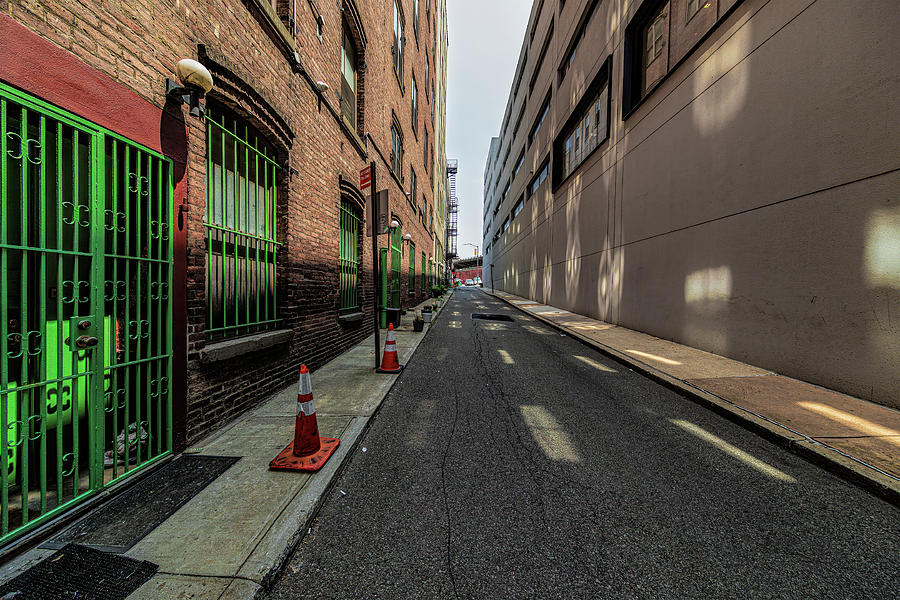 Long Narrow Street Scene Photograph by Robert Ullmann