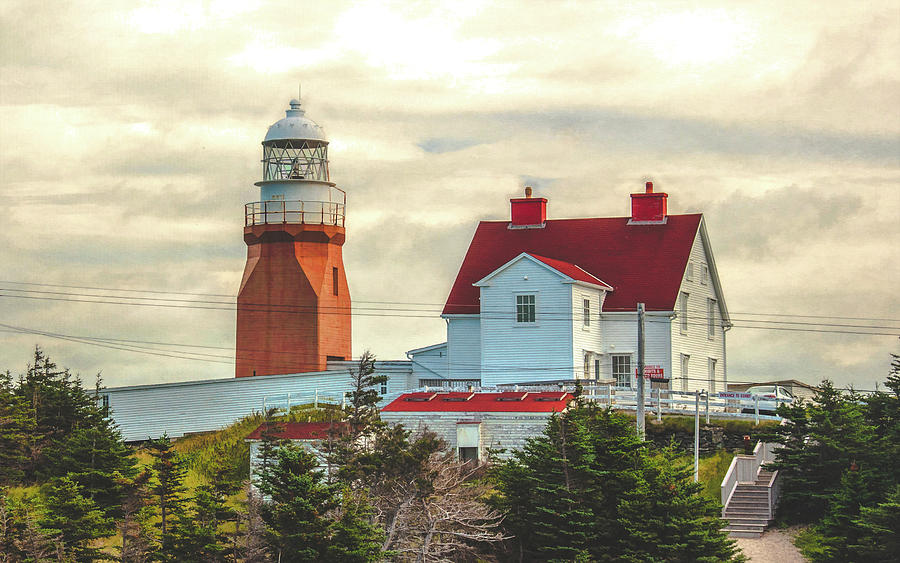 Long Point Lighthouse Twillingate Photograph by Andrew Wilson