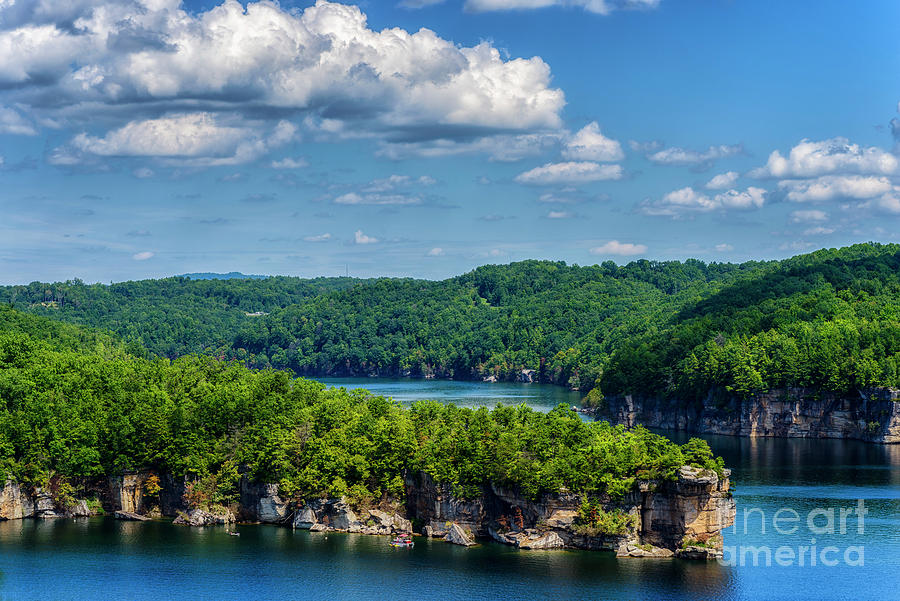 Long Point Overlook Summersville Lake Photograph by Thomas R Fletcher