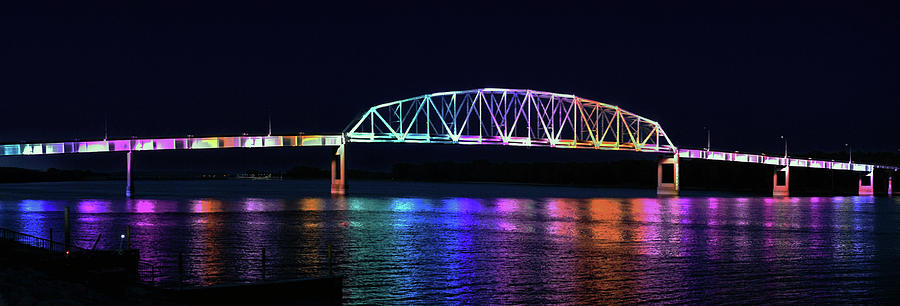 Long Rainbow Span Photograph by Jame Hayes