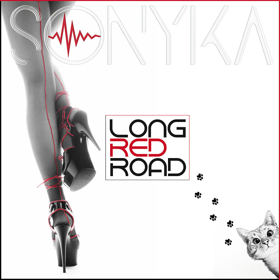 Long Red Road Digital Art by Sonyka