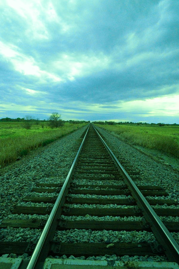 Long Set Of Tracks Photograph
