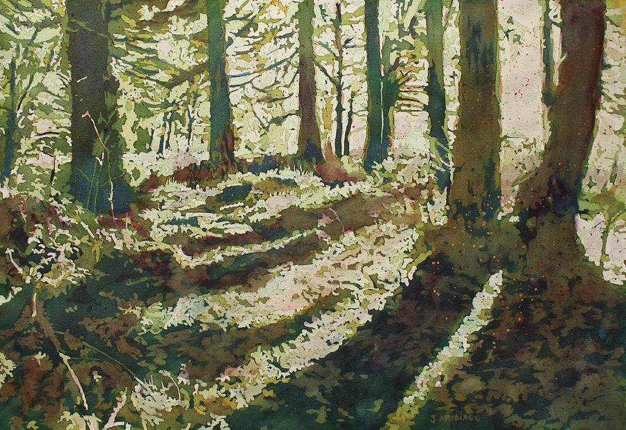 Long Shadows Painting by Jenny Armitage