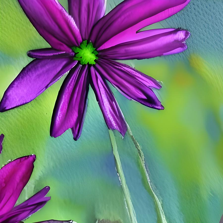 Long Stem Digital Art by Michael Perzel - Fine Art America