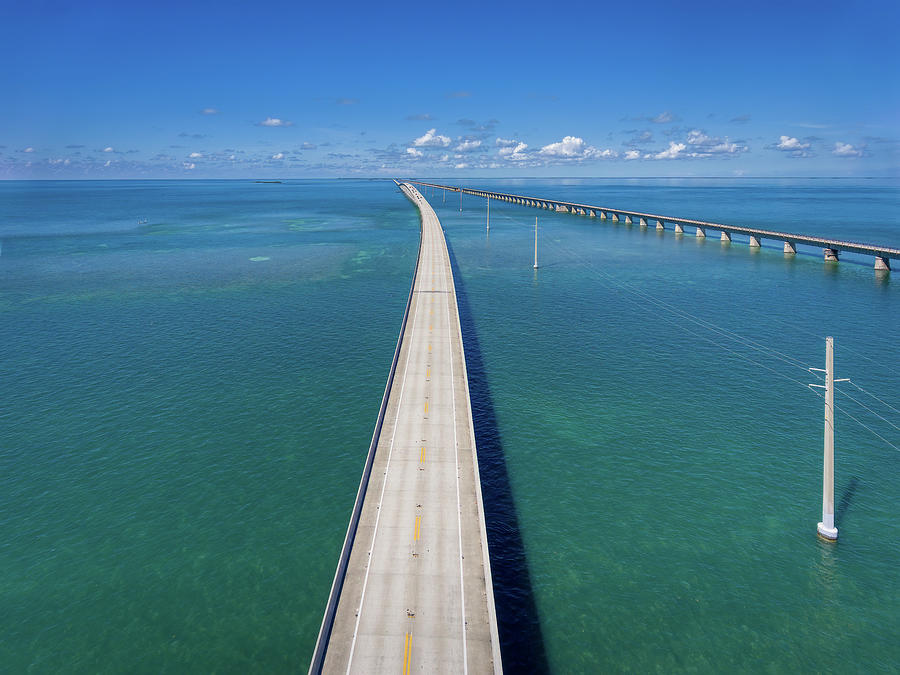 Longest Bridge in Florida 7-mile bridge Photograph by Florida Fine Art ...