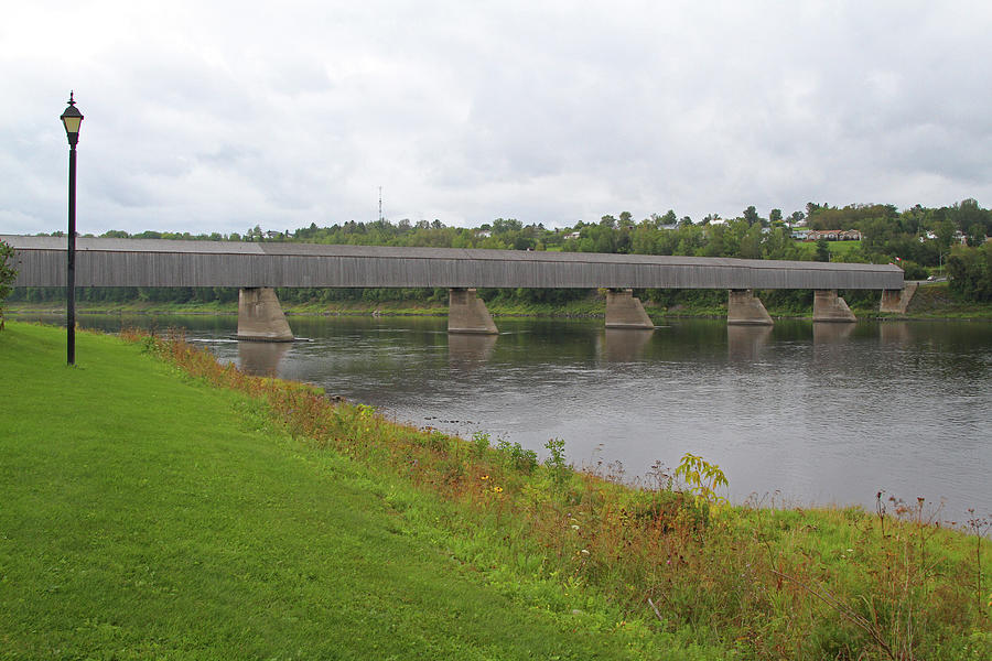 Longest covered bridge in Hartland, New Brunswick Photograph by Nadine