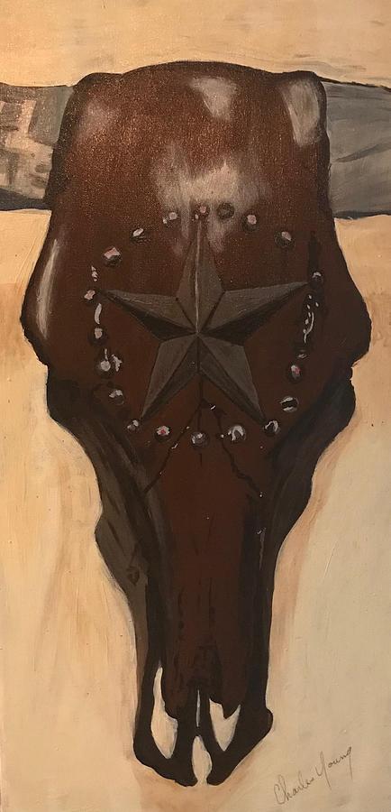 Longhorn Painting by Charles Young