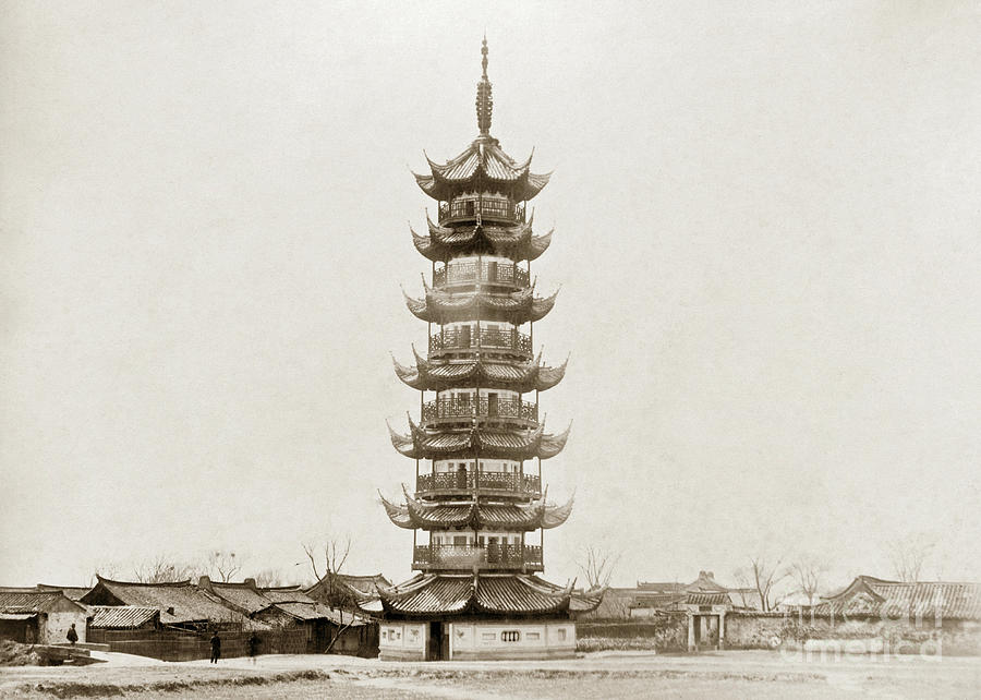 Longhua Temple Photograph by John Thomson